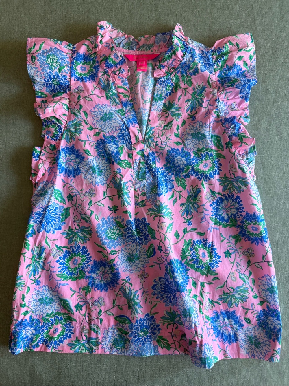 Lilly Pulitzer Ruffle Blouse - Picture 5 of 7